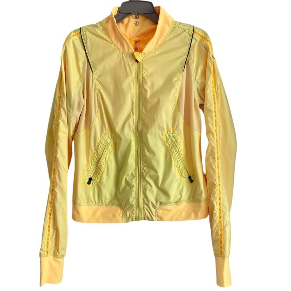 Lululemon Run Two Make It True Reversible Jacket Yellow​​​